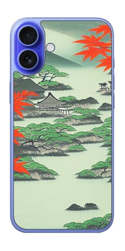 ClearView iPhone 16 Plusp vg w ی tB { AI摜SS {敗̌΁iJapanese paintings style lakej