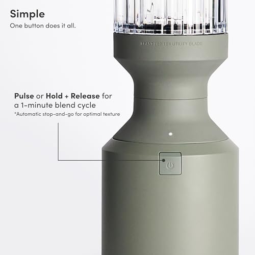 Beast Mega 1200 Plus | Premium Countertop Blender | Smoothies, Shakes, Sauces, Dips, Soups | Blends Ice and Frozen Fruit | XL Vessel | With Extra Vessels, Straw System | 1200W | (Sage, 120V) image 5