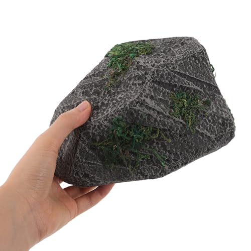 Accesorio de película con forma irregular y piedra de musgo artificial de 15 cm 5