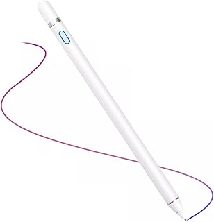 Stylus Pens for Touch Screens,Active Stylus Pen Compatible with Apple iPad, Capacitive Pencil for Kid Student Drawing, Writing,High Sensitivity,for Touch Screen Devices Tablet,Smartphone (White)