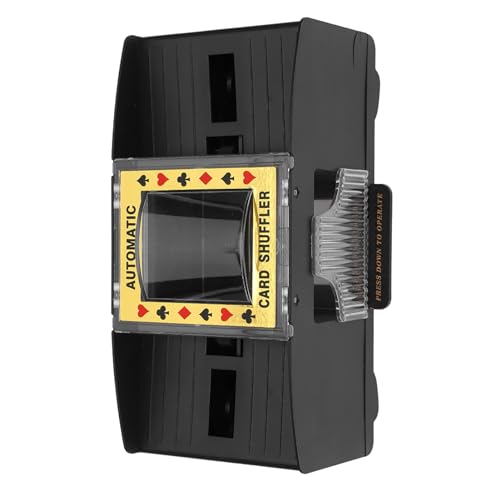 Embaralhador de cartas, embaralhador elétrico automático de 2 baralhos, baralhos, baralhos, baralhos