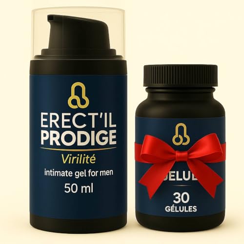 Erect'Il Prodige – Gel Performance & Vitalité Homme + Cadeau – 50 ml