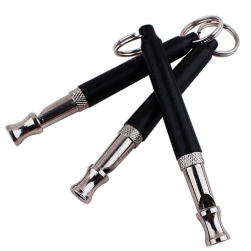 BESPORTBLE Pet Dog Training Whistle Sound for Dog Obedience Stop Barking High Frequency Whistle Strap Non-Corrosive Brass