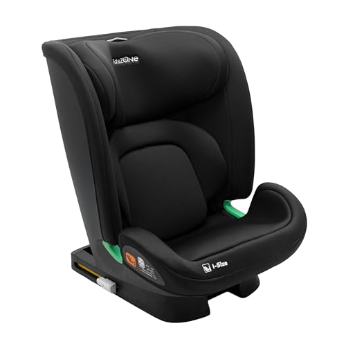 KidsZone Seggiolino Auto 15-36 kg Isofix 100-150cm i-Size ECE R129 - Seggiolino Auto Gruppo 2-3 (4-12 anni) - Reclinabile in 7 Posizioni, Poggiatesta Regolabile 9 Posizioni, Rivestimento Removibile