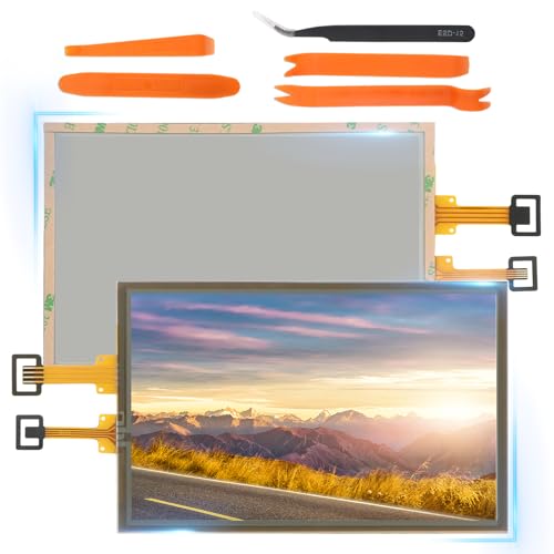 Image of 7 Inches Touch Screen for Acura TLX 2015-2017 MDX 2014-2016, Honda Odyssey 2014-2016 Car Touch Screen Glass Replacement 39540-TZ3-A140-M1 39540-TZ3-A130-M1 Display GPS Digitizer with Repair Tools