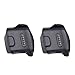 Kissmart Gear Fit Charger (2PCS), Replacement Gear Fit Charger Charging Cradle Dock for Samsung Gear Fit R350 Smart Watch (Black - 2PCS)