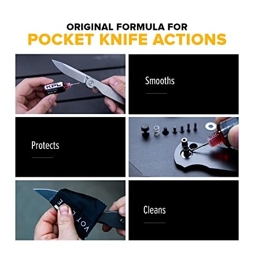 Knife Pivot Lube Original Oil for Blades, Synthetic Pocket Lubricant