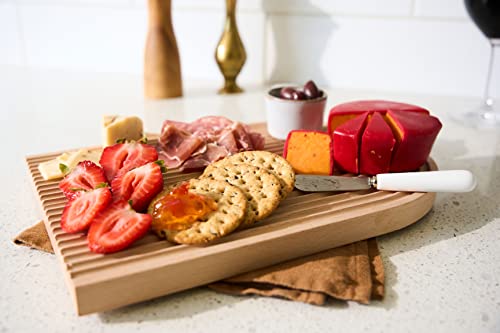 Soul Mama Decorative Wood Serving Board - Beech Arch Wood Tray Cutting Boards For Kitchen, Unique Wood Decor Cutting Board, Charcuterie Serving Tray Wooden Boards #TOP2
