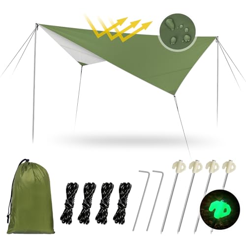 Kit di ancoraggio a terra resistente, confezione da 4 picchetti adatti