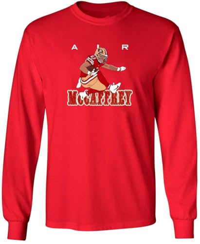 Long Sleeve Christian McCaffrey CMC AIR Shirt T-Shirt Mens Long Sleeve