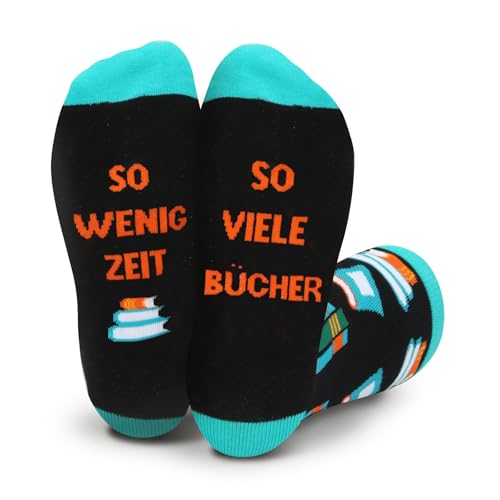HUKUMA Regalos divertidos para hombres y mujeres, calcetines con refrán, ideas de regalo de Navidad para novios, adolescentes, niños, ideales regalos de cumpleaños de Navidad para juegos lectores café