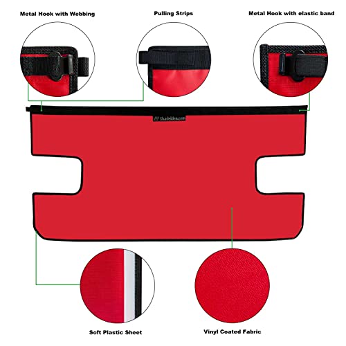Image of Tonneau Cover for Jeep Wrangler Back Trunk Cargo Cover JL 4-Door, Red