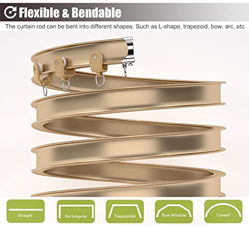 Système de rail de douche réglable FlexibleWindow au plafond - 5