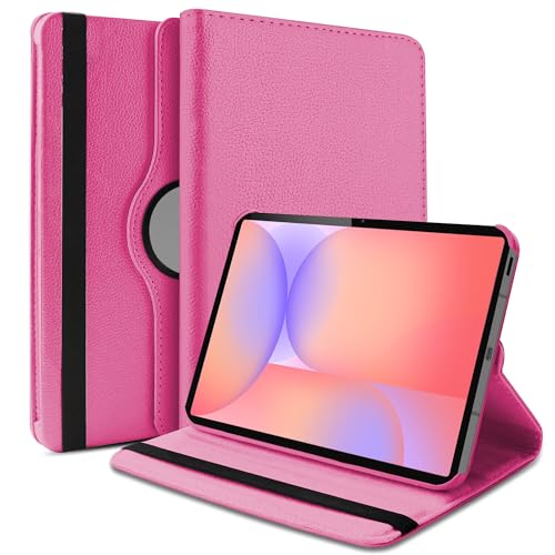 Image of TGK 360 Rotatable Flip Cover for Samsung Galaxy Tab S10 Lite 5G 10.9 inch Case Model SM-X400 /SM-X406B 2025 (Hot Pink)