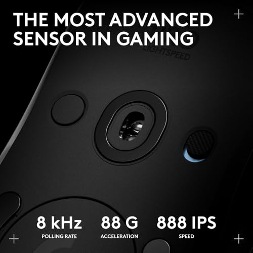 Image of Logitech G PRO 2 Lightspeed Wireless Gaming Mouse, Right- or Left-Handed Mouse with up to 4 Customisable and Switchable Magnetic Side Buttons, 32K DPI Sensor, USB-C Charging, for PC /Mac