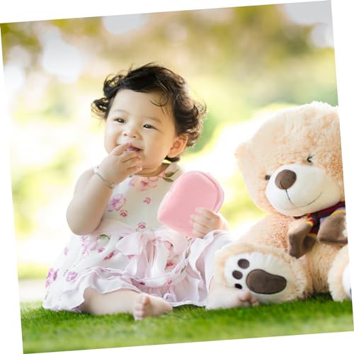 2pcs Cute Plush Purse for Boy Girl Candy Color Small Plush Pouch with Keychains Lightweight Portable for Storing Small Items for Little Girls4