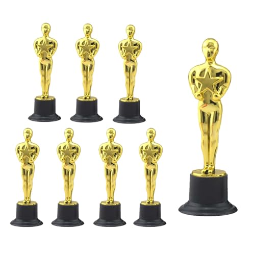 SVOCK 8PCS Trofeos para Niños, Trofeos Futbol Medallas Futbol, Trofeos Futbol Personalizados, Taza Niño Plastico para Premios Deportivos de Fútbol y Galas de Premios, Aumentar La Cohesión del Equipo