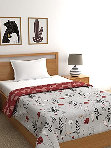 Image of Trident Reversible Queen Dohar, Microfiber, Dohar Double Bed, Queen Size Blanket, Super Soft Quilt, Comfort Living Dohar Collection 90 GSM, Samba, Single