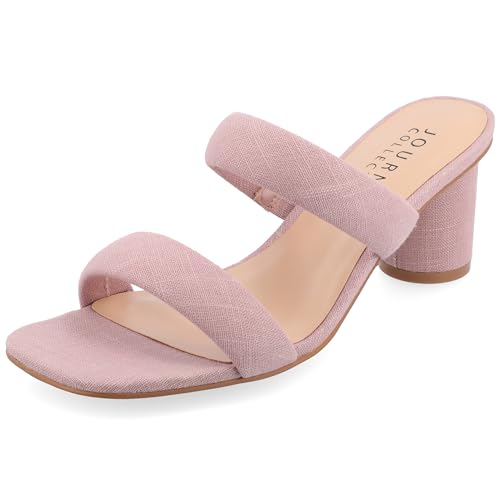 Sandale à talon femme Journee Collection Aniko anti-fatigue pour pieds sensibles