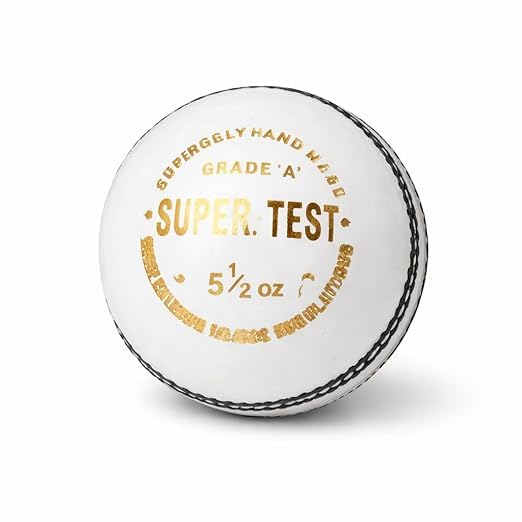 Classic White 4 Piece Leather Cricket Ball –60 Overs (Super Test) | Premium Hand Stitched | Durable for Test, ODI, T20 & Practice Matches | Swing & Seam Optimized | Premium Shine (1)-image-29