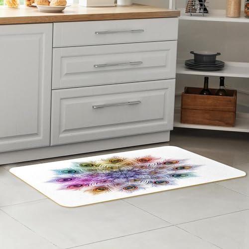 Tapis de cuisine absorbant pour eviter les glissades et taches de graisse