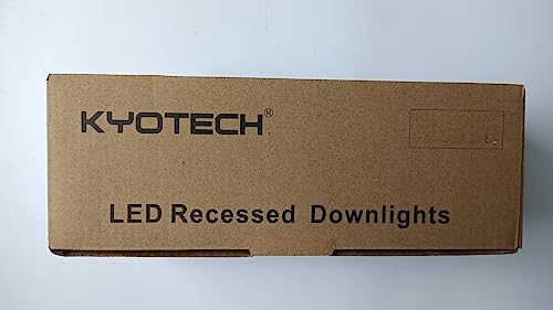 KYOTECH Faretti LED Incasso,set da 6,bianco caldo