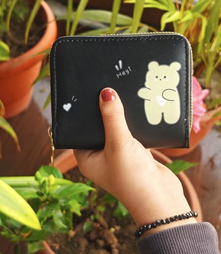 Image of Valerie Women Small Wallets for Girls Credit Card Holder Coin Purse Zipper Small Secure Card Case Cute Wallet Mini for Women