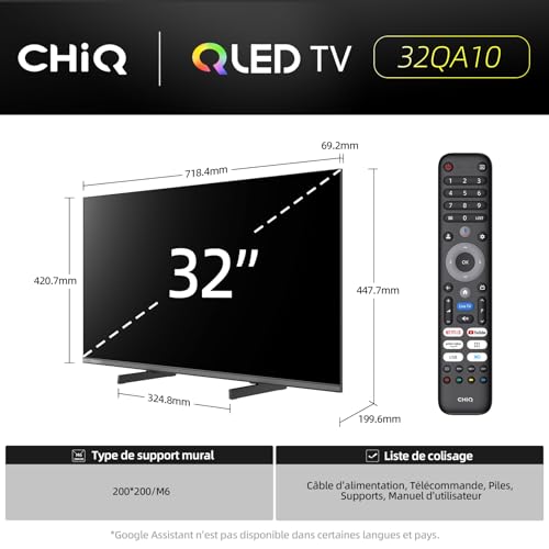 CHIQ 32QA10 Smart TV QLED 32" Full HD HDR10 - photo 3