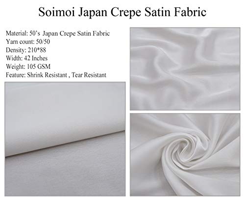 Soimoi Japan Crepe Satin Fabric Trophy,Timer Clock & Basketball Sports Decor Fabric Printed Yard 42 Inch Wide #TOP3