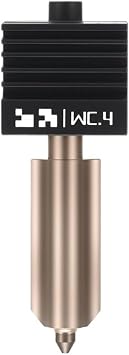Hotend/Tungsten Carbide for Bambu H2D High Flow Tungsten Carbide Nozzle for H2/P2S 3D Printer Parts Compatible with Bambu Lab P2STungsten Carbide 0.4