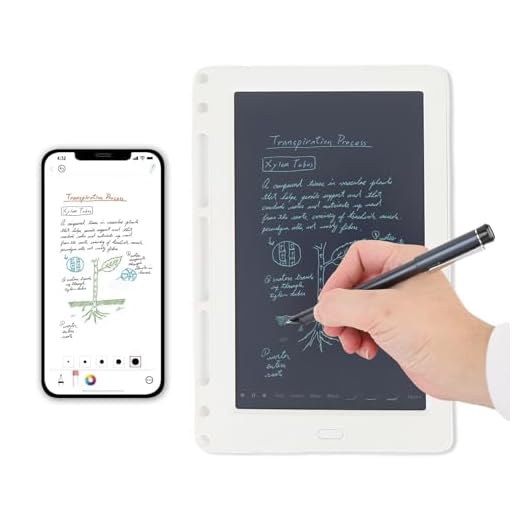 Digital Notebook with Smart Pen, Real-time Sync for Digitizing, Note-Taking, Digital Smart Pen Notebook and Writing Board Set, Compatible with iOS & Android Smartphone