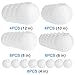28 Packs White Paper Lanterns Decoration for Weddings, Birthdays, Parties and Events - Assorted Round Sizes (4