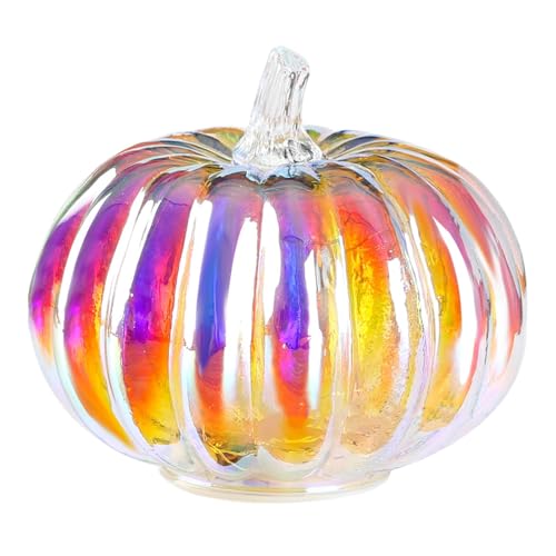 Milageto Lámpara de Calabaza Brillante, decoración de luz de Calabaza de Halloween, Linterna de Calabaza LED Ornamental, para Fiesta de Vacaciones en casa, Estilo a