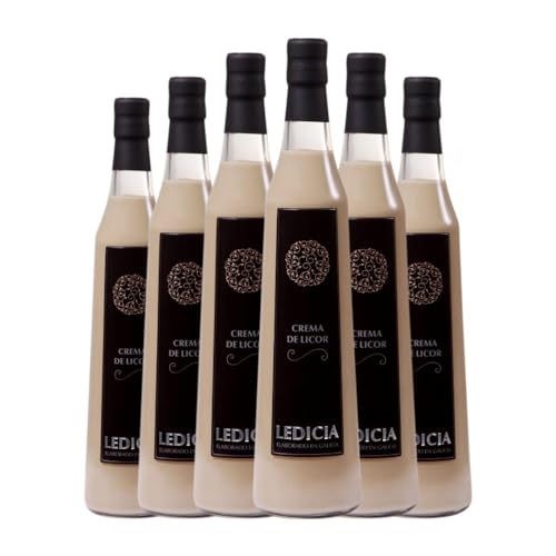 Crema de Licor Nor-Iberica de Bebidas Ledicia Crema de Orujo 70 cl (Caja de 6 Botellas de 70 cl)