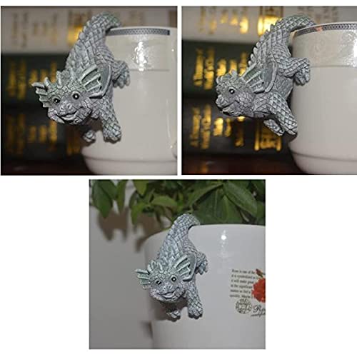 Figura decorativa 3D dinosaurio en resina set de 4 miniatura 5