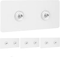 Vista 1 de 4Pcs Shower Caddy Adhesive Replacement, Stickers with Screws Stainless Steel for Caddies, Adhesive Hooks with Strong Sticky, Seamless Screws for