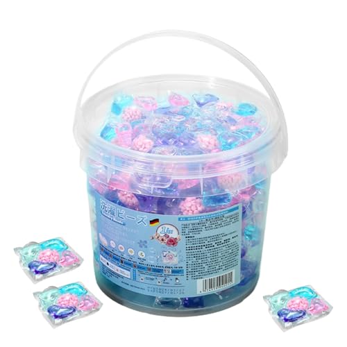 Detergente Líquido Y Cápsulas - Fragancia Duradera Y Cuidado Suave | Con Suavizante De Tela | Apto Para Ropa Piel Sensible | Pure Heaven, Juego Completo De Lavado