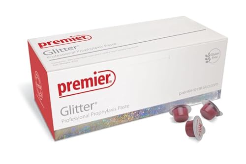 Premier 580-9007404 Glitter Prophy Paste, Coarse Mint (Pack of 200)