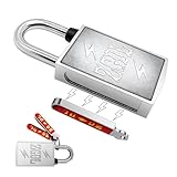 Keyless Hole Magnetic Padlock， 30mm Outdoor Weatherproof Lock， Waterproof Rust Proof Anti-Pry Combination Lock for Gates， Sheds， Toolbox， Fence， Cabinets & Storage