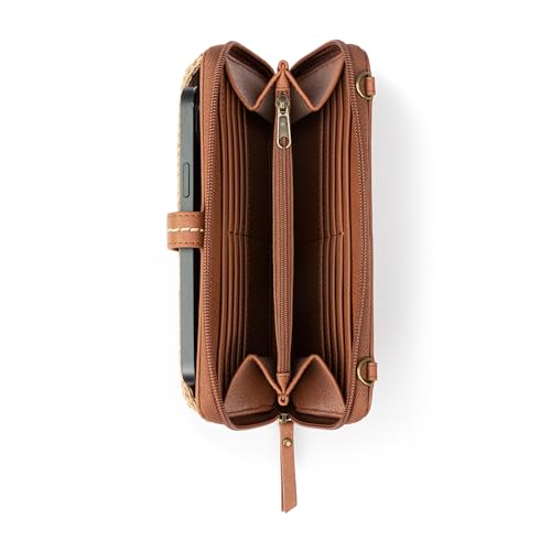 Image of The Sak Iris Smartphone Crossbody Purse - Small Women's Cellphone Bag & Wallet For Everyday- Convertible Wristlet With Zipper