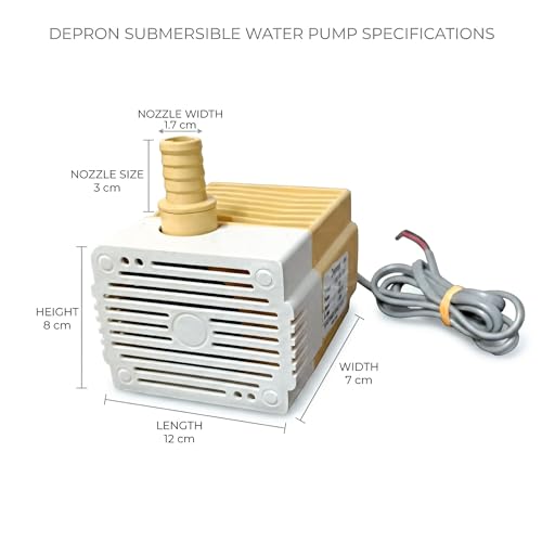 Image of ZAIBTRONIX 18Watt Submersible Water Aquarium Pump - 180V-230V, 1 M Cooler Pump for Desert Air Cooler, Fountains (1 Pcs Diamond 18w)