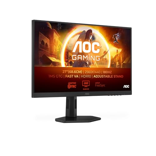 AOC Gaming Q27G4XD Monitor QHD da 27 pollici, 180 Hz,