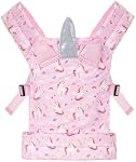 Lictin Baby Doll Carrier, Front and Back Doll Accessories Carrier for Little Girls, with Adjustable Straps for Stuffed Animal Reborn Baby Doll