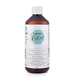 LACER NATUR - Colutorio 500ml, Enjuague Bucal Diario, Origen Natural, Anticaries y Antibacteriano, PAsta de Dientes Antiséptico, Antioxidante, Con Fluor, Sin Gluten