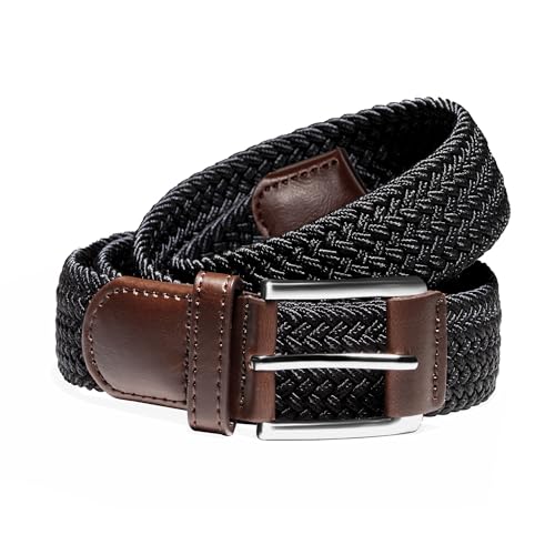 Golf Belts for Men, Mens Gifts Woven Braided Belts Mens Accessories for Golf Casual Pants Shirts Jeans
