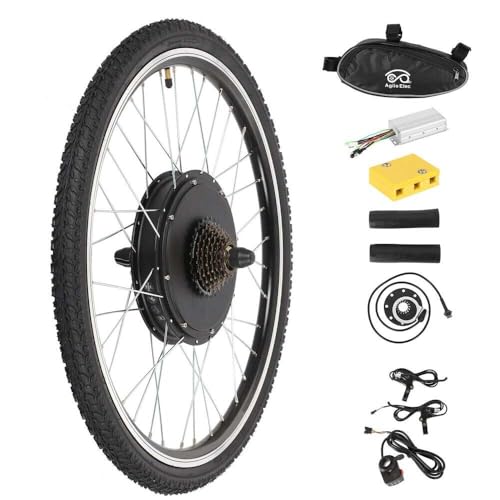 LN COZY CORNER 48V 1500W Electric Bike Conversion Kit - 26" Rear Wheel E-Bike Motor Kit with Hub, Perfect for Bicycle to Electric Conversion
