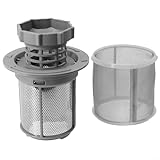 Ersatz-Filter-Set für Bosch Geschirrspüler 427903 170740, 3-in-1-Feinsiebfilter, 150µm Feinheit, grau