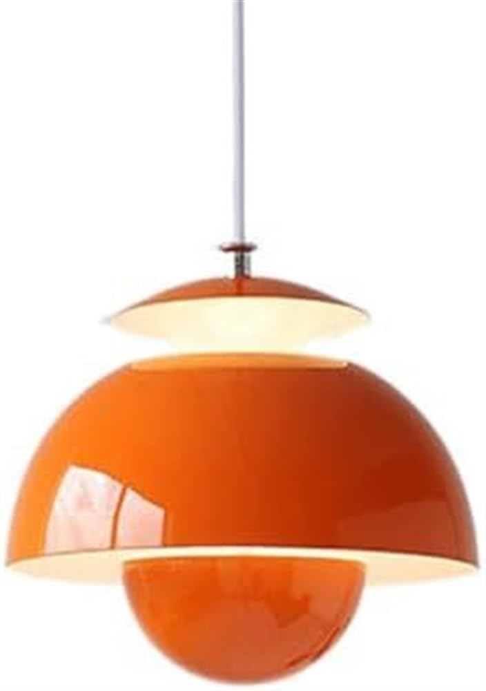 Suspension Nordique Moderne en Métal : Luminaire de Plafond Élégant