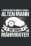 Mähroboter Tagesplaner: Mähroboter Rentner Rasenmähroboter Opa / Kalender 2023 & 2024 / Wochenplaner Tagesplaner Planer / Planungsbuch To-Do-Liste / 6x9 Zoll / 100 ausfüllbare Seiten