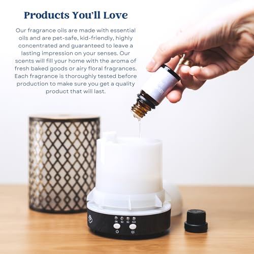 Image of CANDECraftCo Premium Fragrance Oil - Diffuser Oils Fragrances Scented for Home, Candle Soap Making Supplies, Aromatherapy Blends for House (0.34 Fl Oz (3-Pack), Clean)